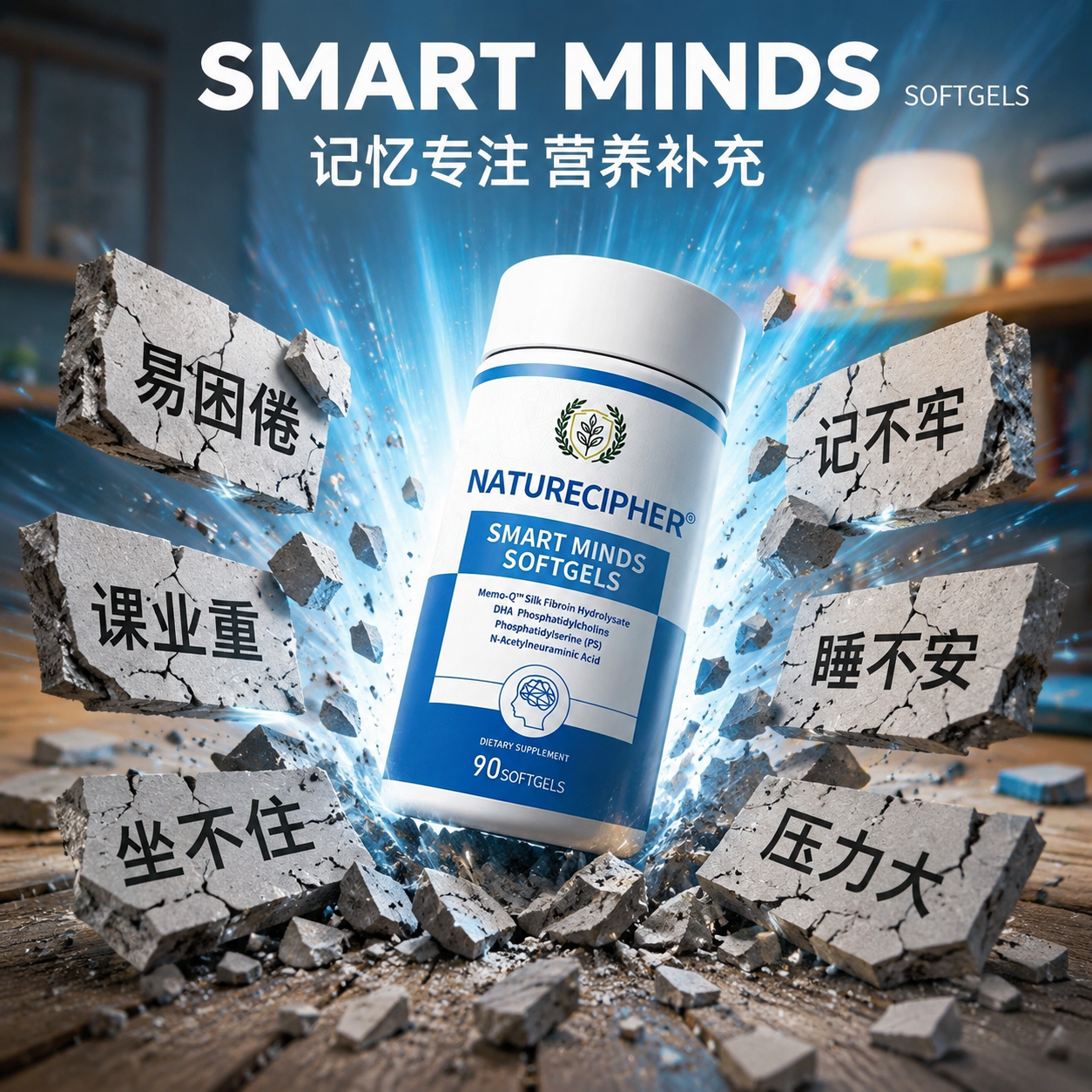 中高考倒计时,家长开始看的不只是核桃和 DHA|NATURECIPHER记忆飞跃 配图 3