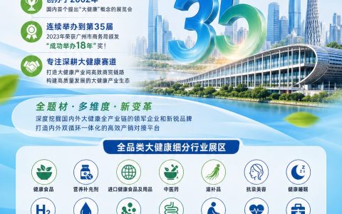大健康风口！第35届广州国际大健康产业博览会