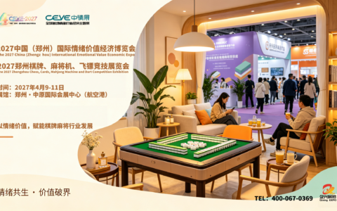 赋能棋牌休闲转型升级，2027郑州棋牌、麻将机、飞镖竞技展会