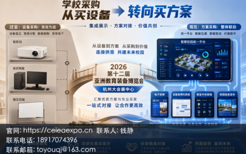 【亚教展】人工智能+科技教育专区前必看：采购口径从拼参数转向精准适配，参展商对照检查