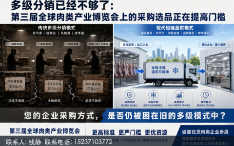 卤味选型从比价转向比标准，肉博会成了集中对标标准化供应商的选型场