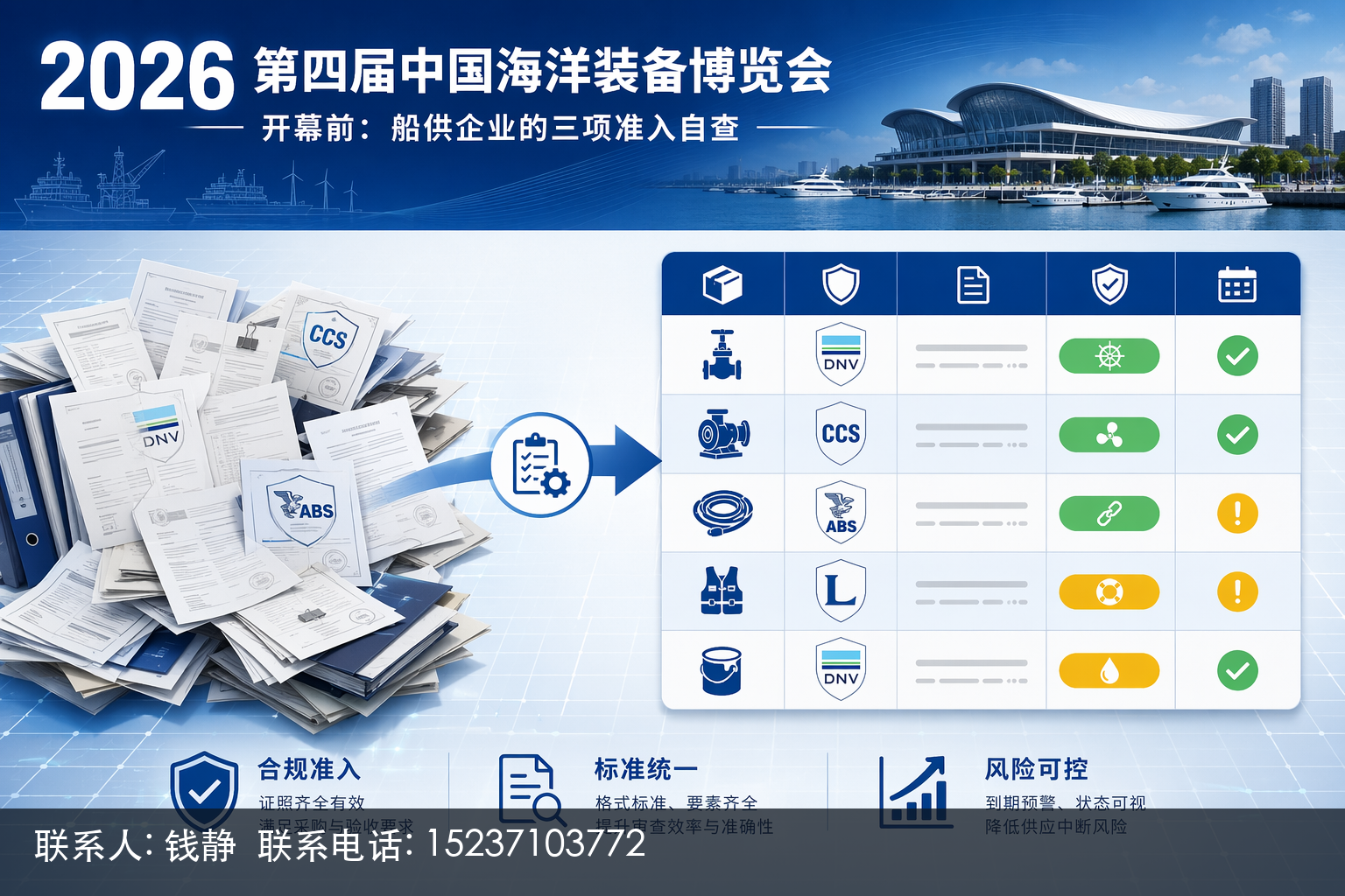 你的订单数据过不了船厂采购这关，海装展可能白去了