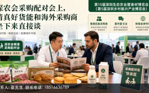 从卖原料到卖成品，深农会跨境采购配对帮药食同源企业对接新单