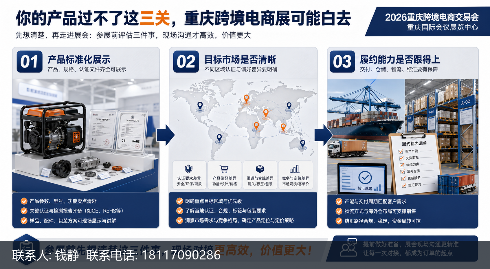 六大展区明确划分，重庆跨境电商展上的工厂该带着哪些功课进场