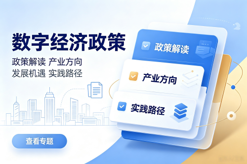 数字经济政策解读专题