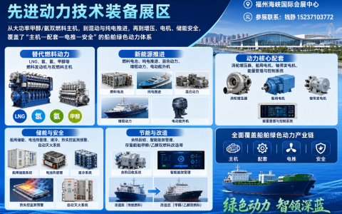 2026福州海装展先进动力技术装备展区：曼恩、瓦锡兰、玉柴、潍柴等领军企业集结