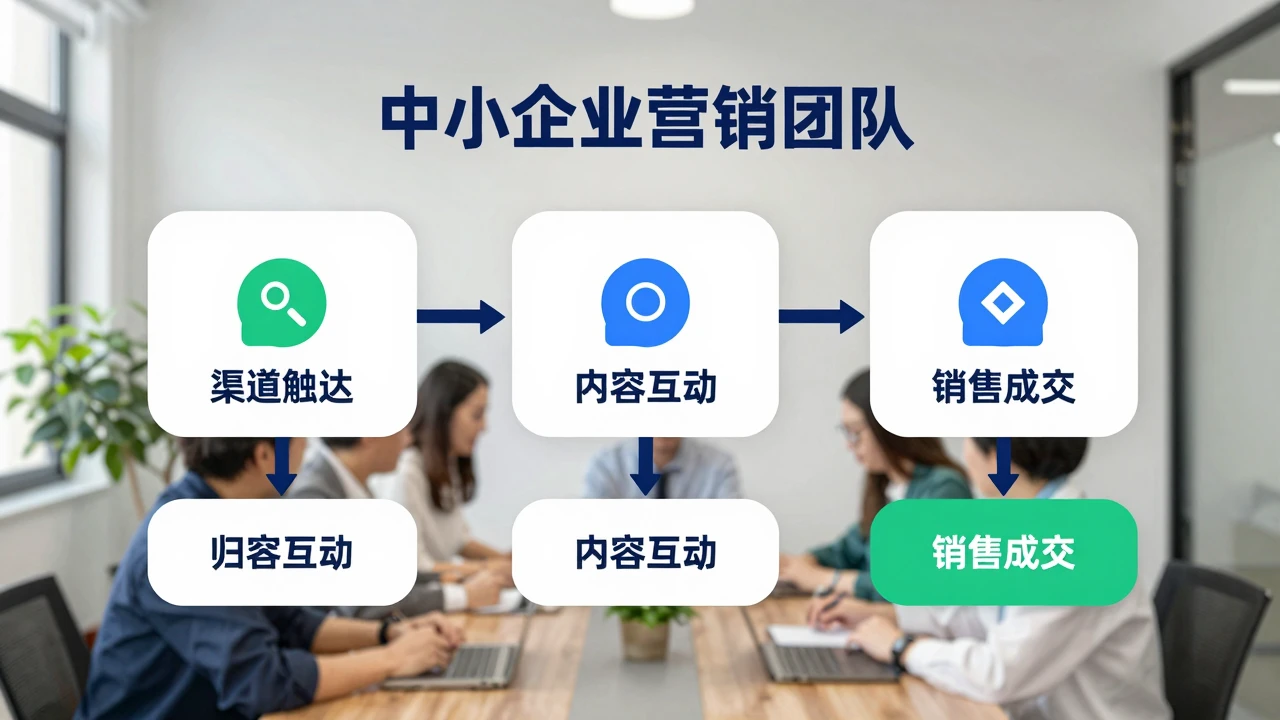 营销预算越投越多却看不清效果：中小企业如何用三层归因模型优化ROI？