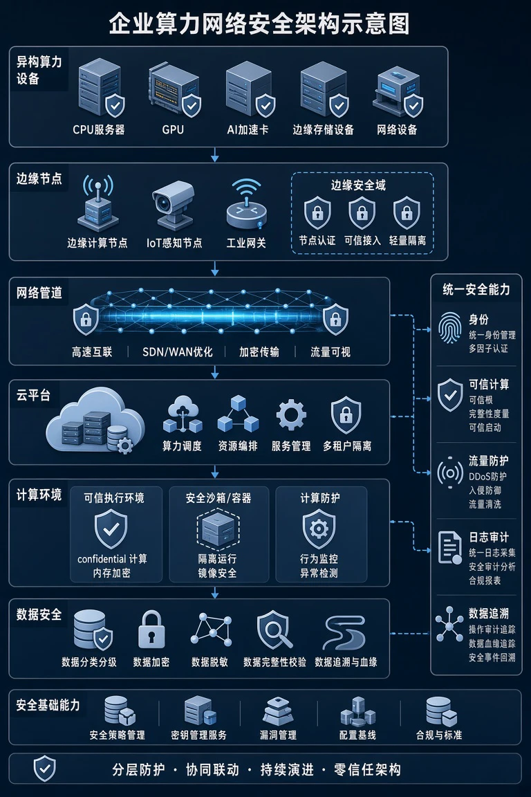 算力网络安全从设备防护走向端管云协同：企业技术负责人如何搭建全链路防护体系？
