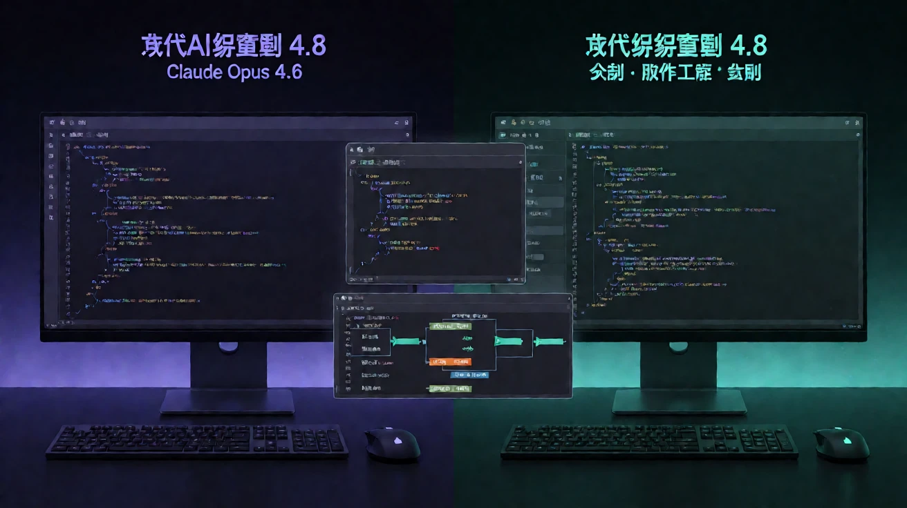 Claude Opus 4.6 与 4.8 对比评测:编程智能体的性能与可靠性 1 Claude Opus 4.6与4.8编程能力对比示意图