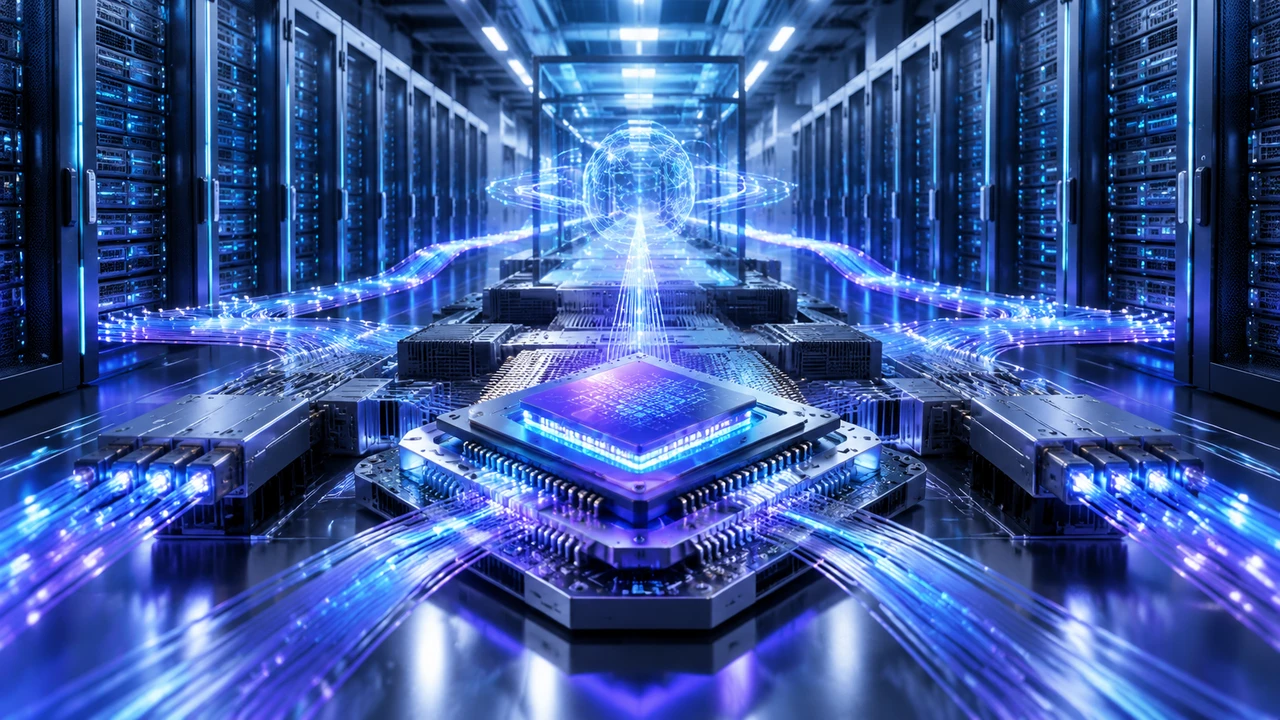 从亚马逊芯片合作到博通营收上调:AI基础设施为何同时出现自研与定制两条路线? 1 AI数据中心中的定制芯片与高速光互联基础设施