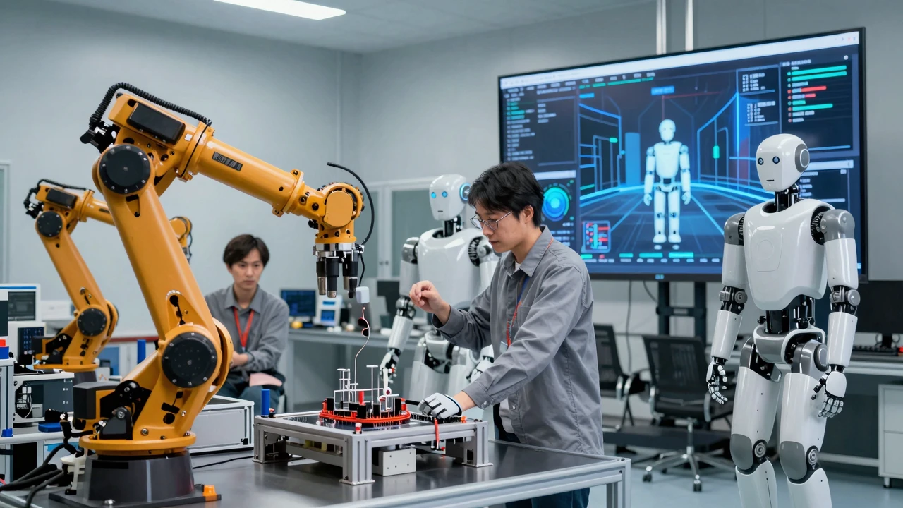 NVIDIA把物理AI工具交给智能体:机器人开发会先改变流程还是岗位? 1 物理AI机器人开发流程示意场景