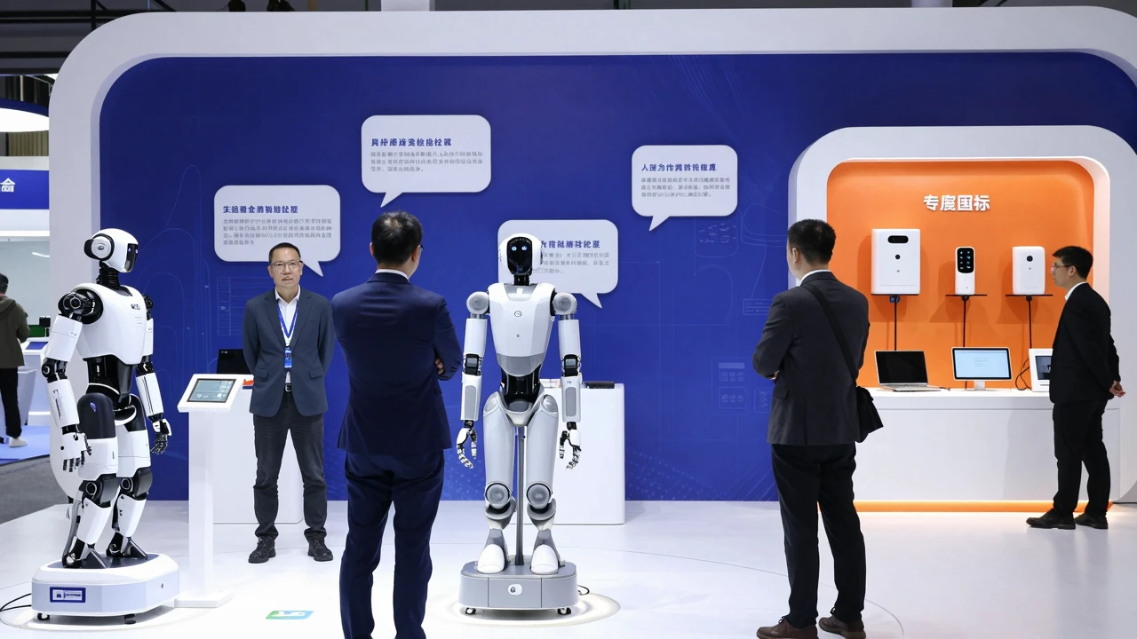2026外滩大会展区展示人工智能在商业、健康与具身智能场景中的应用