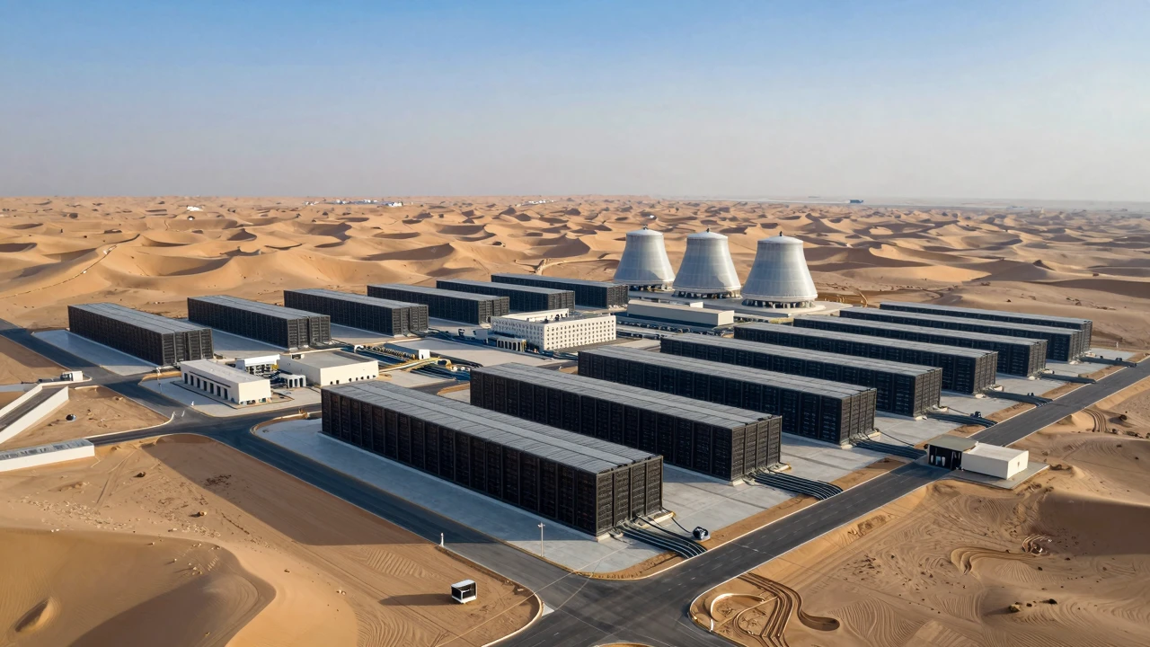 沙特AI基础设施规划从250MW走向1GW:如何判断扩建目标的产业含义 1 沙特AI数据中心基础设施扩建示意