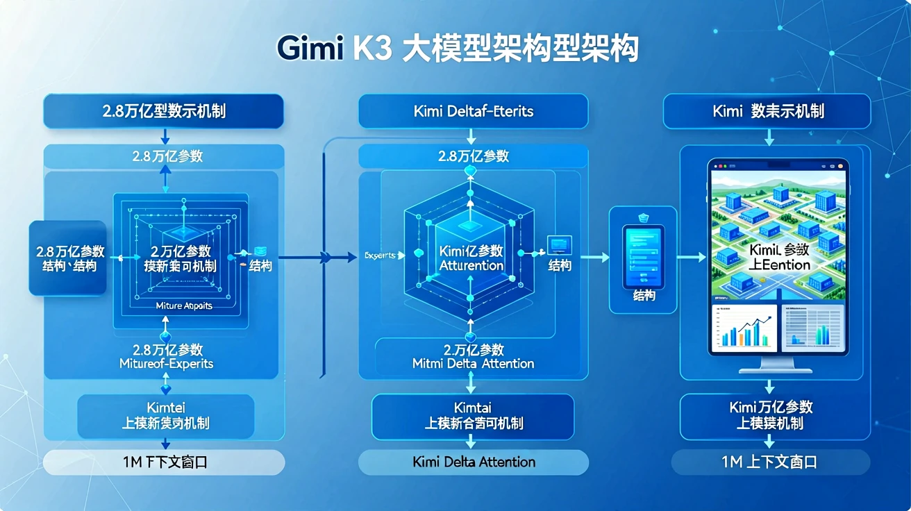 Kimi K3 架构示意图