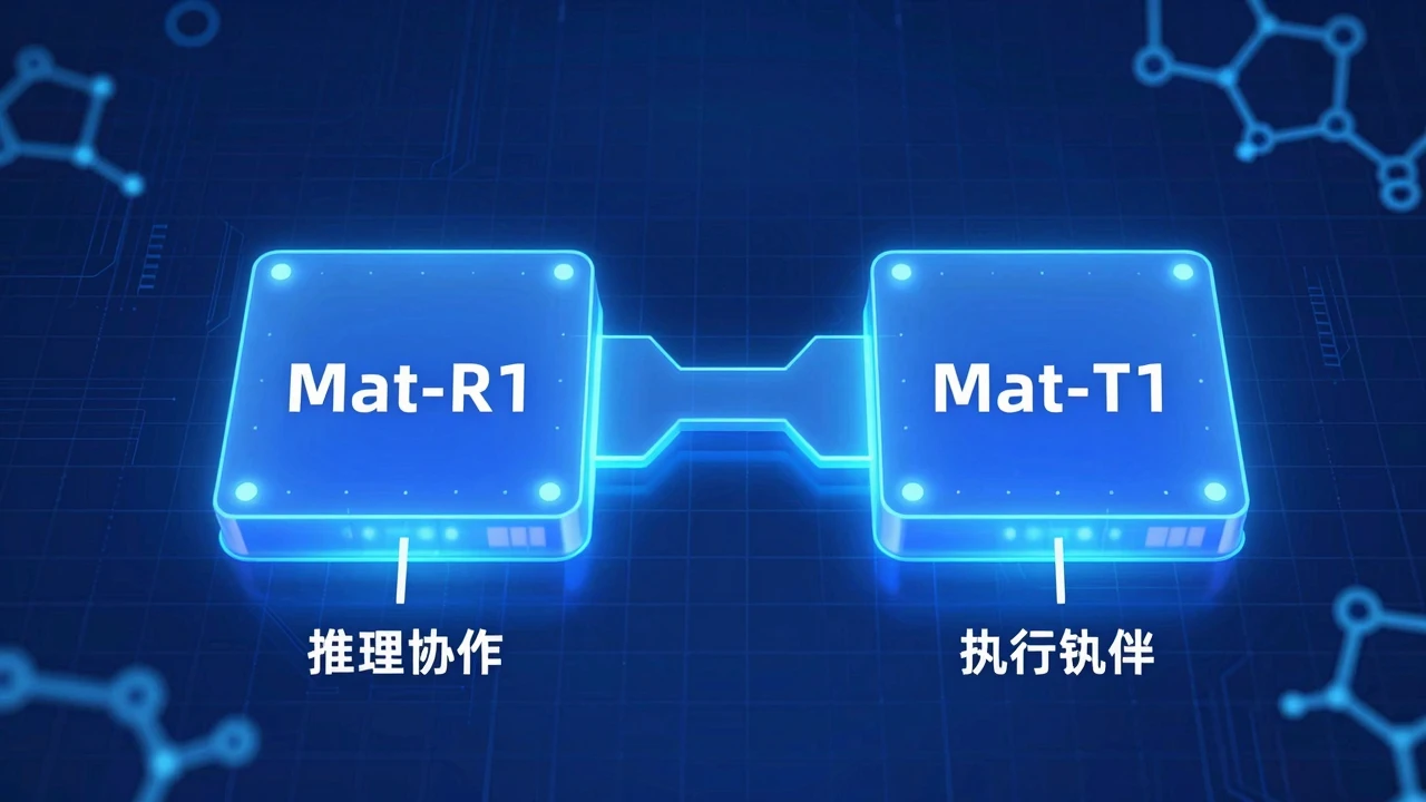 新华社报道材料科学智能体MatBrain亮相:双模型协作如何让AI从“会思考”走向“能行动”? 1 MatBrain双模型协作架构示意图