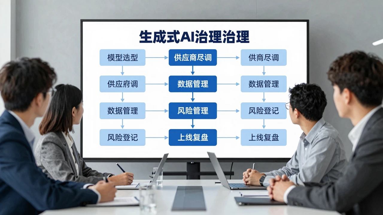 日本更新AI事业者指南至1.2版:企业部署生成式AI如何补齐治理与透明度要求? 1 企业团队围绕生成式AI治理开展协作