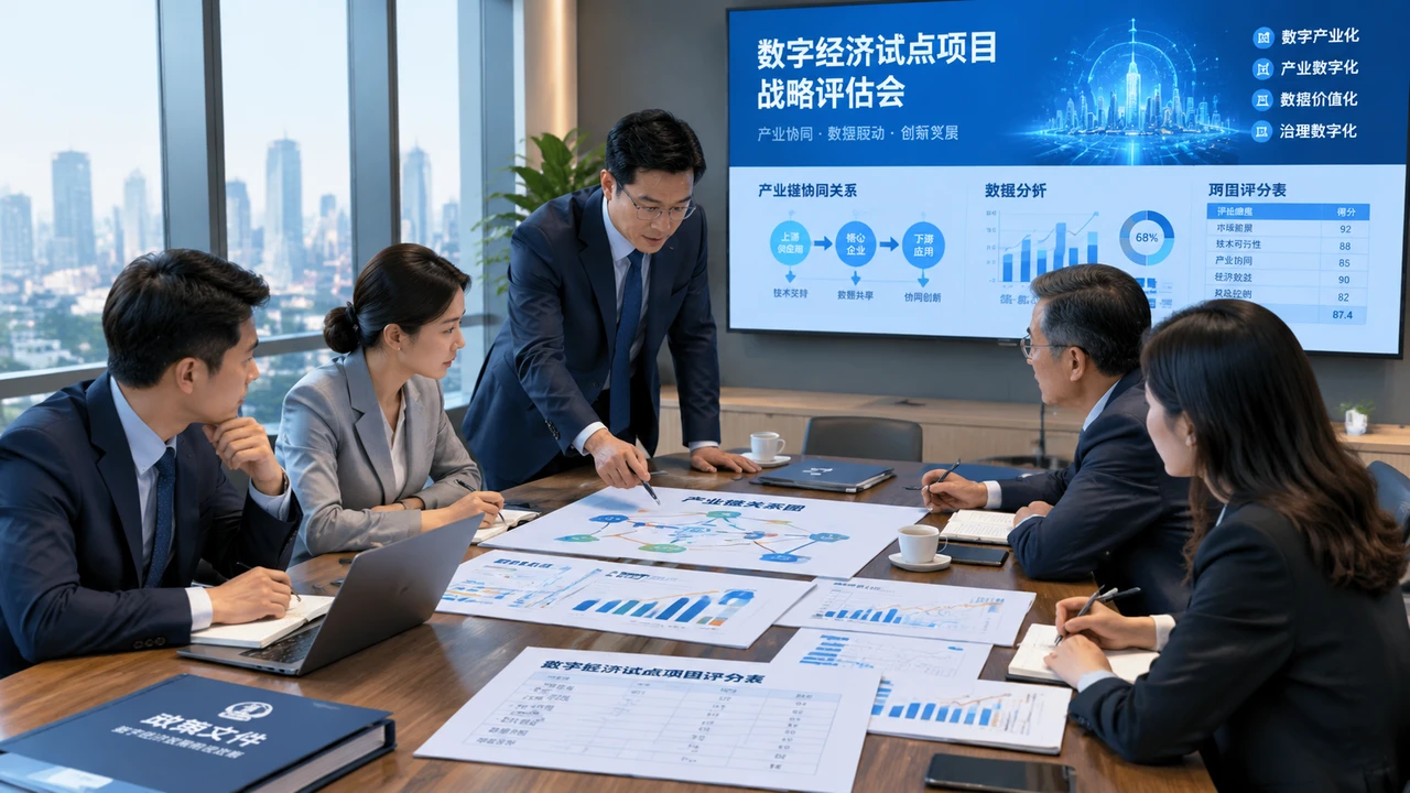 企业团队评估数字经济试点项目