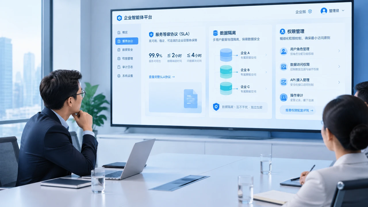 AI智能体“正式上线”不等于企业可用:管理者应核对哪四个信号? 1 企业管理者核对智能体产品文档