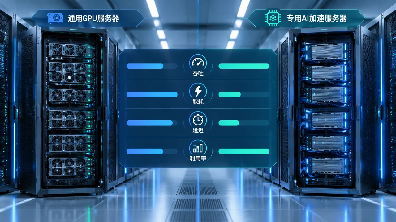 谷歌云称自研AI芯片回收期仅为GPU一半:企业如何核算推理基础设施的真实成本? 2 GPU服务器与专用AI加速服务器的成本指标对比