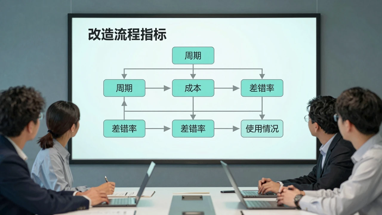 企业数字化项目总在加预算却不增效?用“流程价值账”重做转型优先级 2 团队依据流程指标复盘数字化项目成效