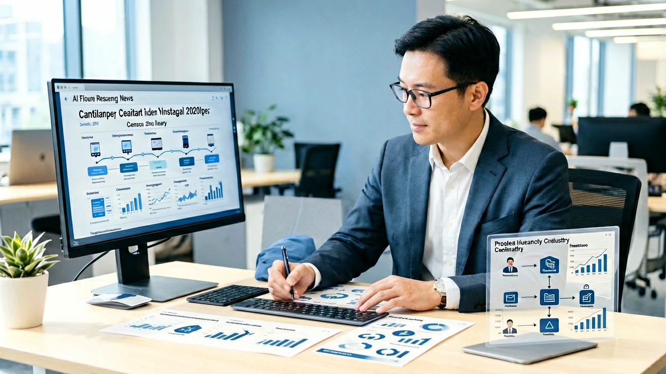 企业管理者核验AI融资新闻中的产业信号