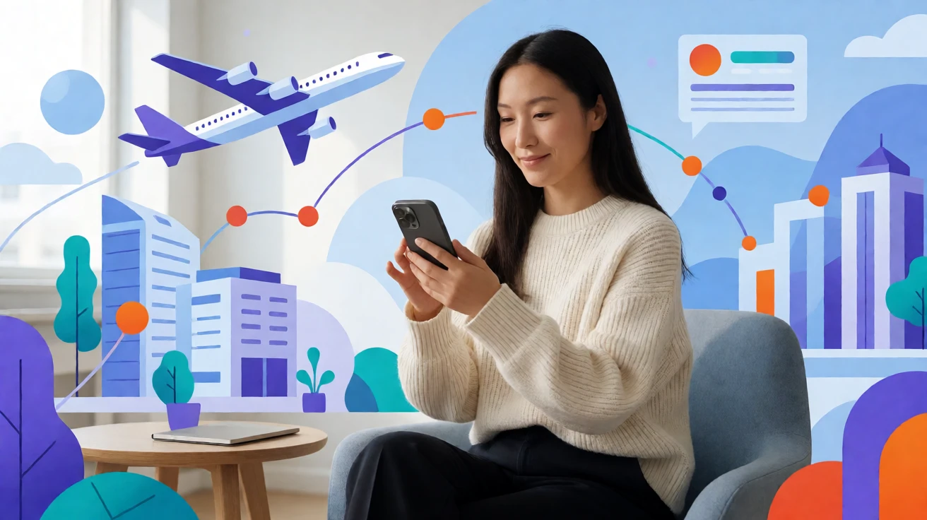 飞猪与阿联酋航空合作聚焦AI与会员运营:旅游品牌如何把战略合作转化为可衡量的营销增长? 2 跨境旅行用户在AI和会员权益支持下完成出行决策