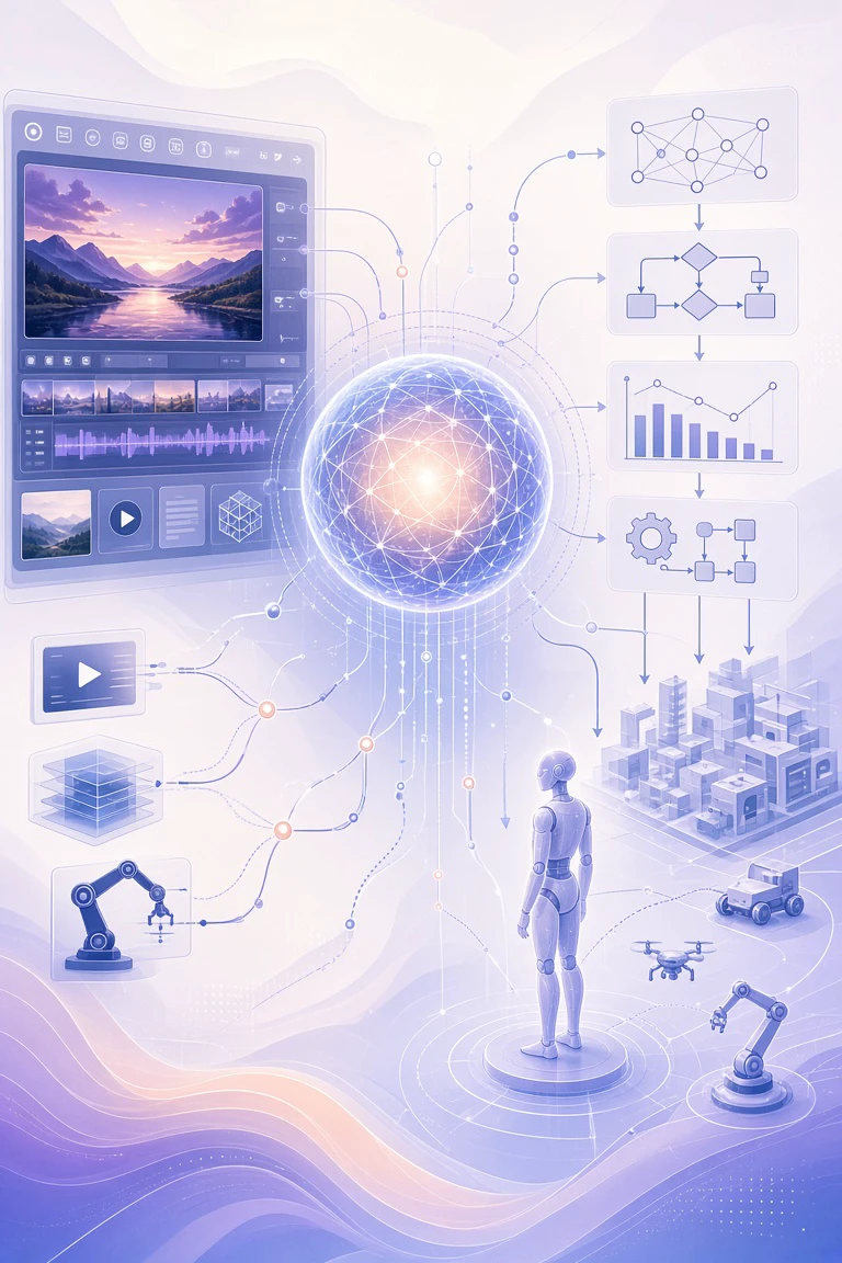 智象未来发布原生全模态视频模型:从世界模型到智能体,AI创业如何验证商业价值? 1 原生全模态世界模型连接视频生成、智能体与企业应用