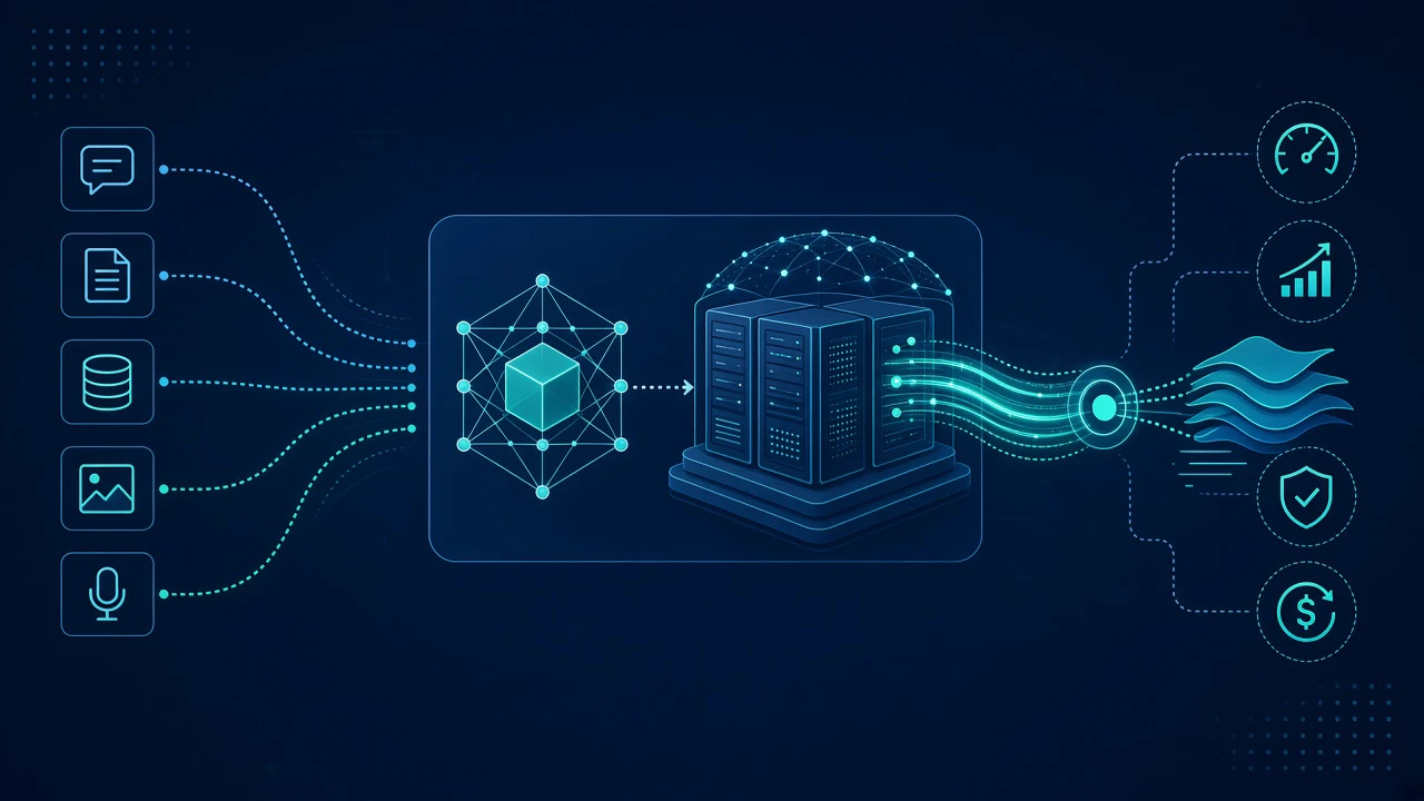 Token服务能力如何评估:AI数据中心规划需要关注哪些指标 1 大模型请求经由算力集群转化为Token服务,周围呈现时延、吞吐、稳定性和成本等评估维度