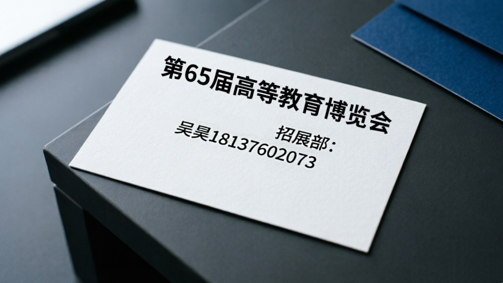 第65届高等教育博览会(2027天津)申请报名 2 高教联系