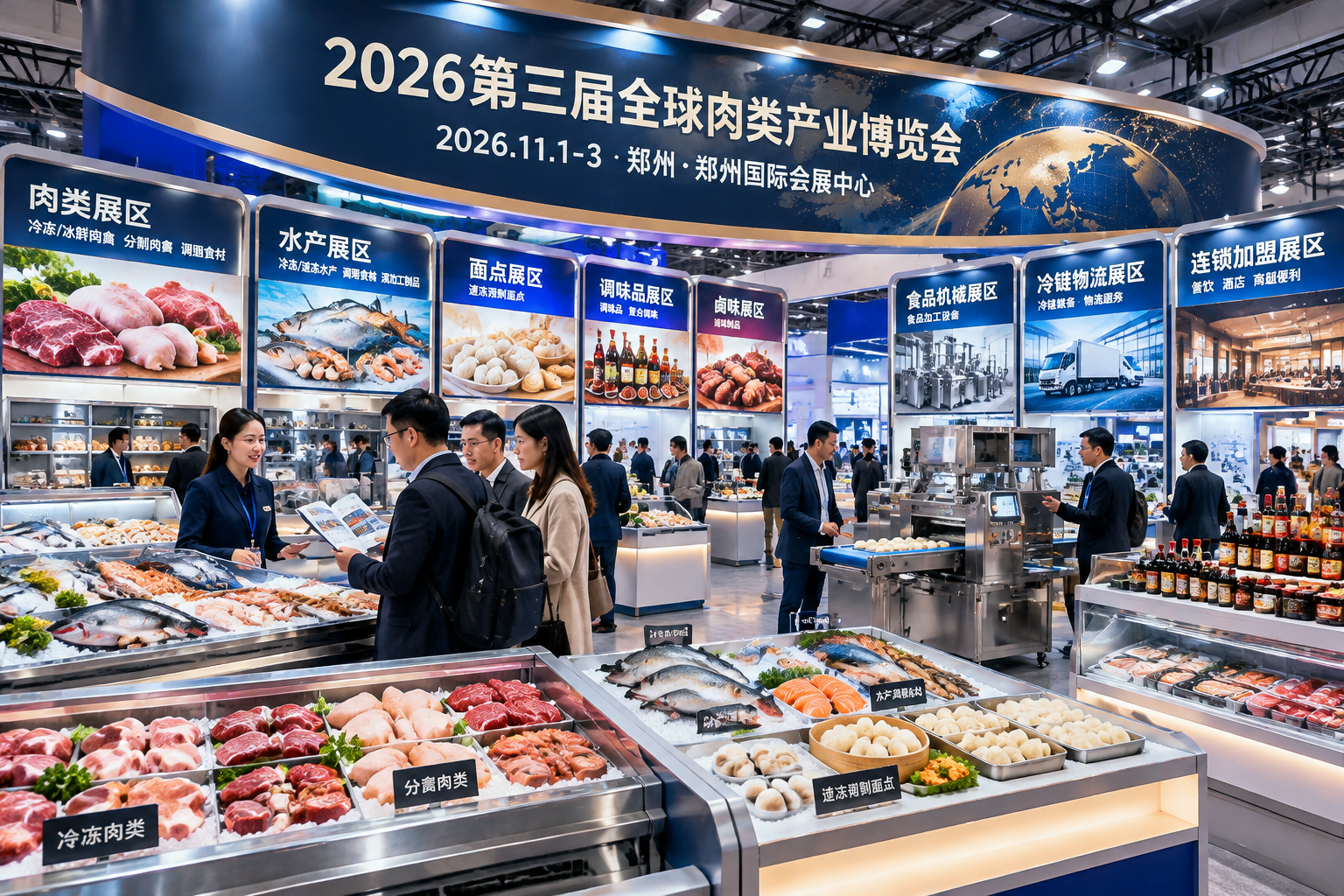 郑州肉类产业博览会：一站式换货盘的机会正文中部语义配图