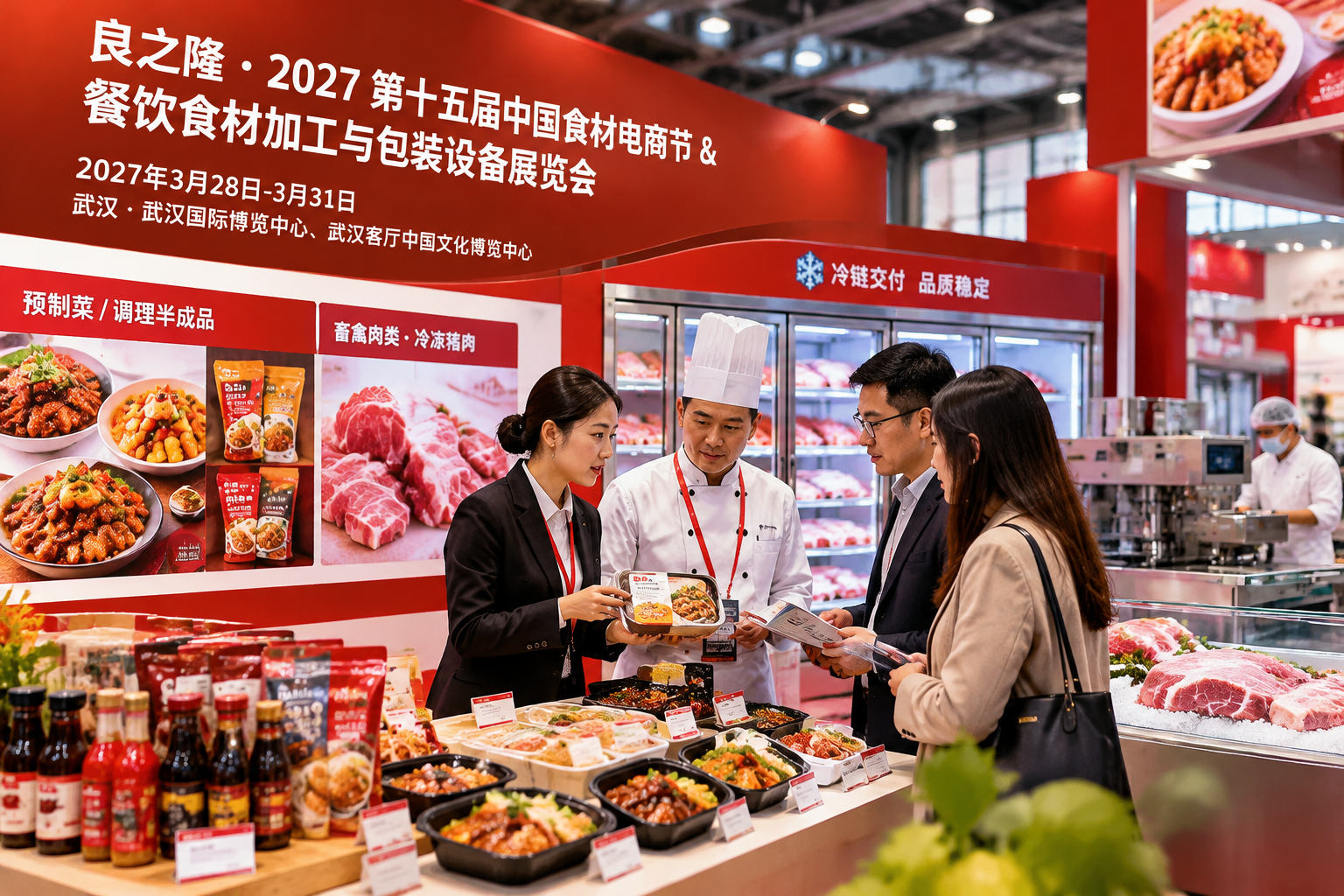 武汉食材展的选品判断框架正文中部语义配图