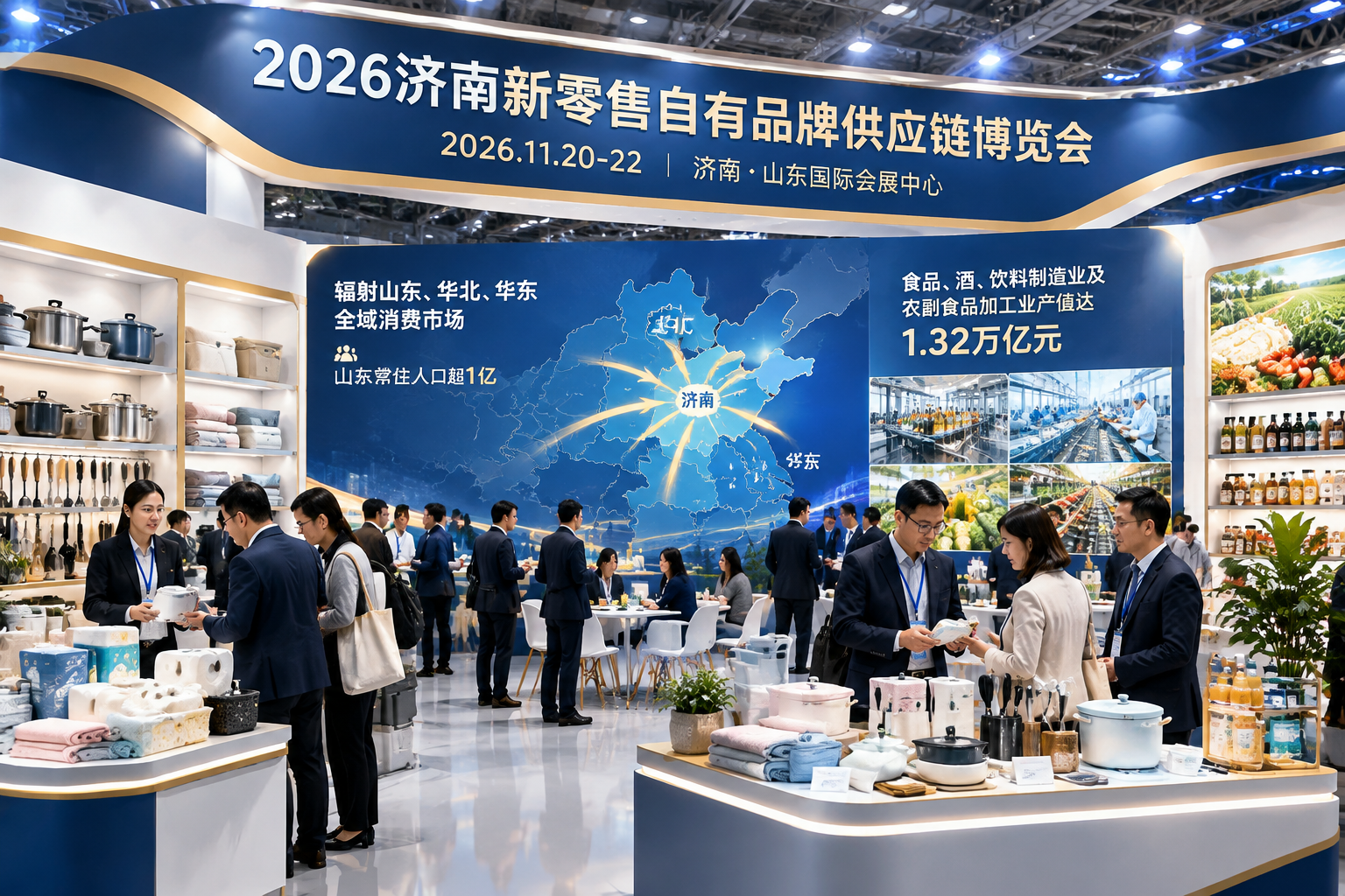 2026济南自有品牌展观众指南 2 北方市场的区位与产业支撑正文中部语义配图