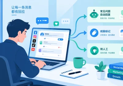 小型营销团队如何用AI处理社媒咨询并筛选潜在线索：从常见问题回复到转人工流程