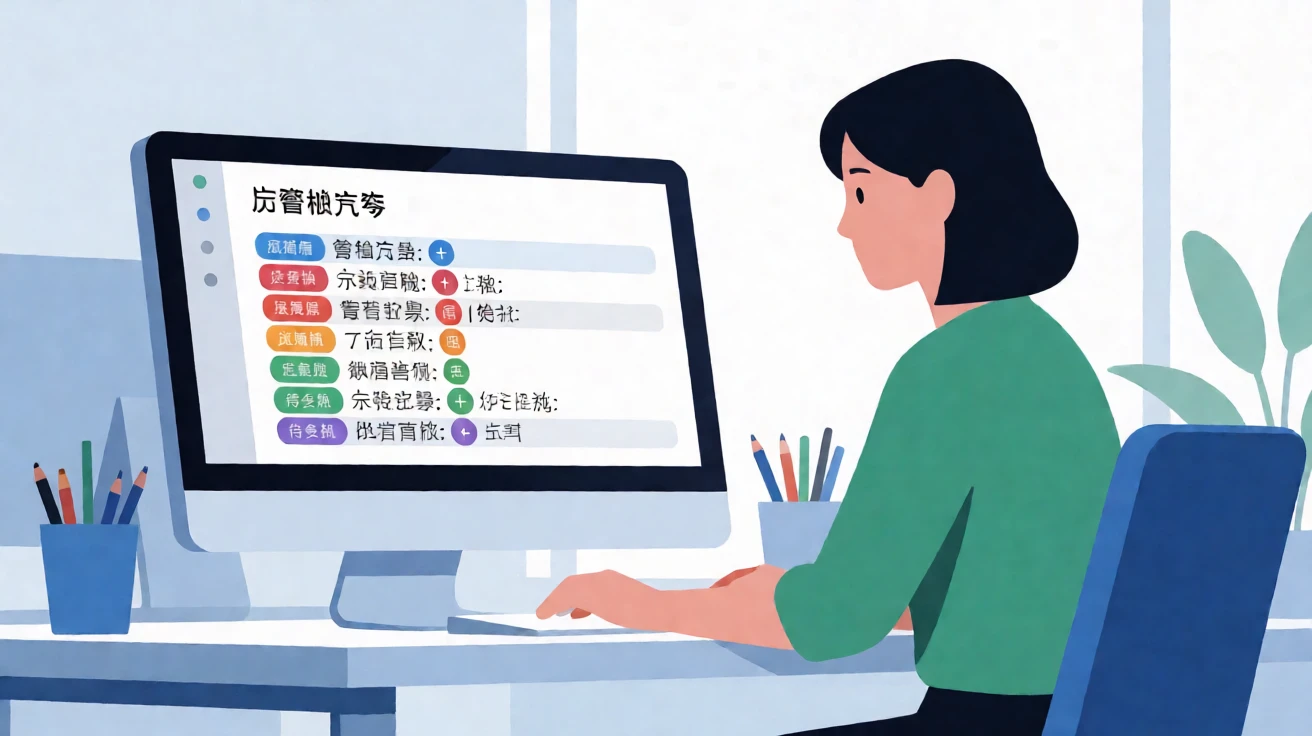 中小企业如何用AI核验营销内容中的事实表述:建立证据来源、风险标记与发布前签核流程 1 营销人员借助AI对文案主张逐条核验的示意插画