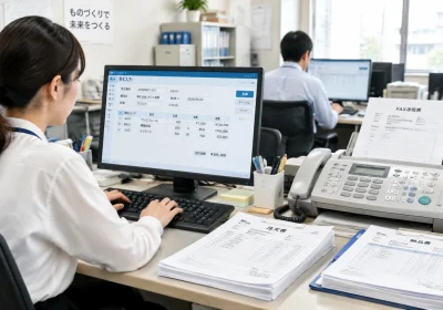 制造企业电话、FAX订单如何”不改变做法”先数字化？用无代码工具做小步起步