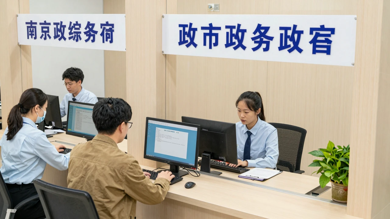 河南“高效办成一件事”如何减少企业跑动?从流程重塑到跨部门协同拆解 1 企业办事人员在政务服务综合窗口办理业务