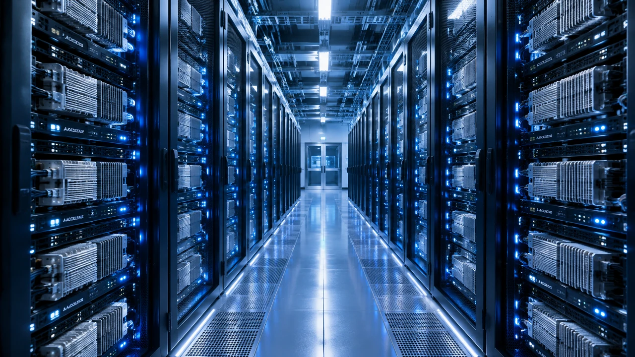 微软计划2027年部署Maia 300:每兆瓦Token产出目标高出40%,企业该如何看待? 1 数据中心内高密度AI服务器机架与加速器模块