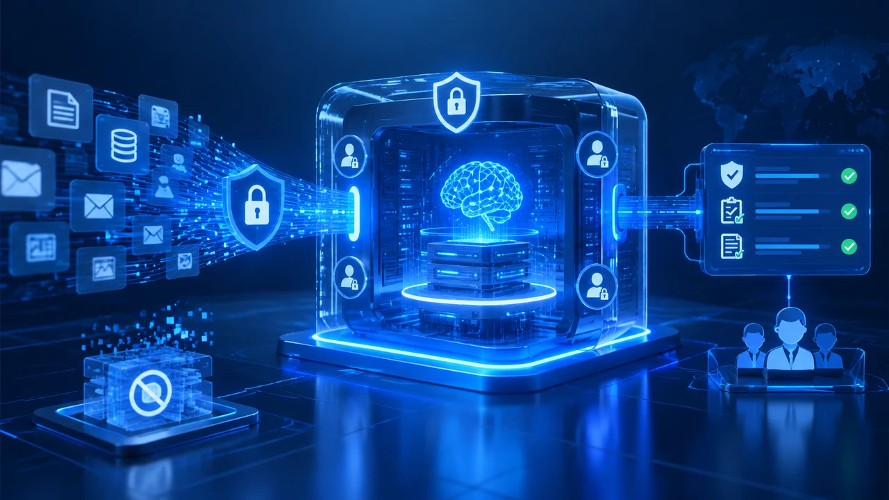 OpenAI私密推理预览消息引关注:企业如何核验敏感数据的保护边界? 1 企业私密推理数据保护边界示意图