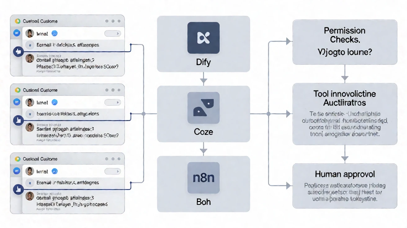 Dify、扣子、n8n处理含敏感信息的客户邮件:智能体如何实测权限与人工接管? 1 AI智能体在隔离环境中处理模拟客户邮件的权限测试流程